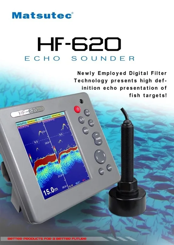 Fish Finder - Matsutec 6-inci HF-620 MARINE COLOR ECHO