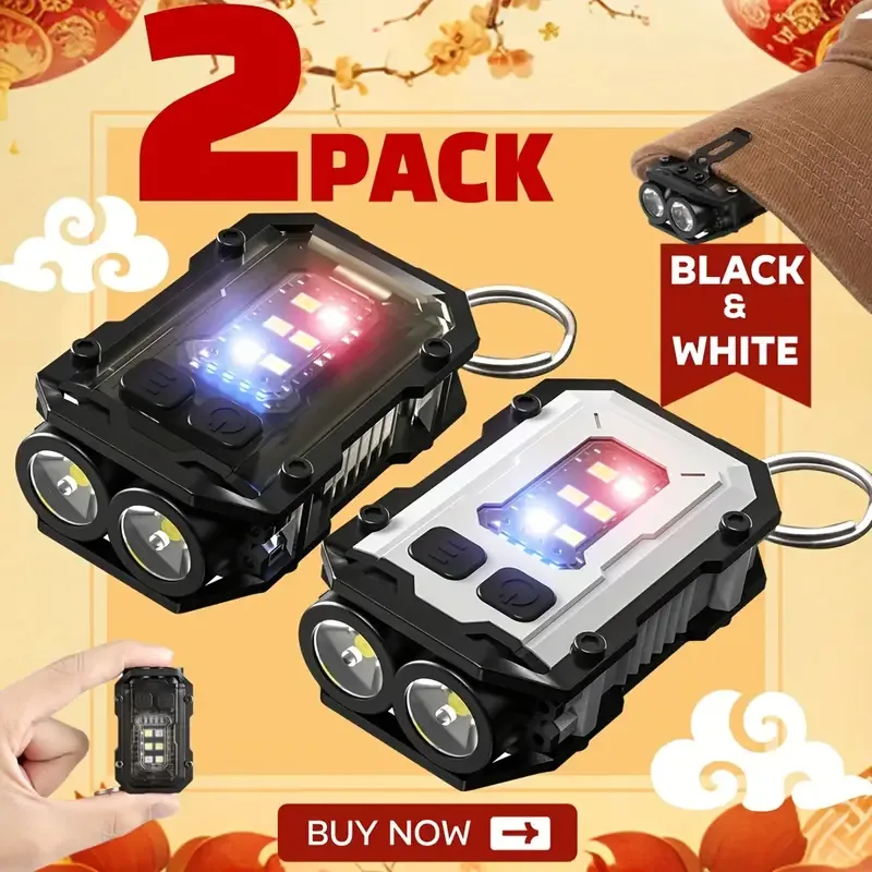 Fishing Light - Senter Clip-On Senter Gantungan Kunci EDC