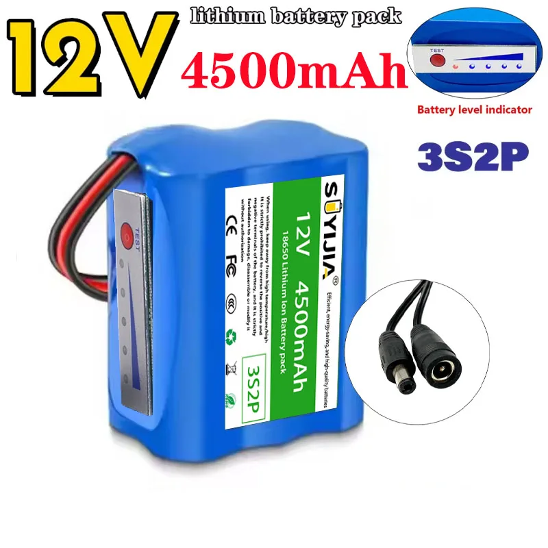 Fish Finder Portable - Baterai Lithium 18650 3s2p 12v 4500mAh