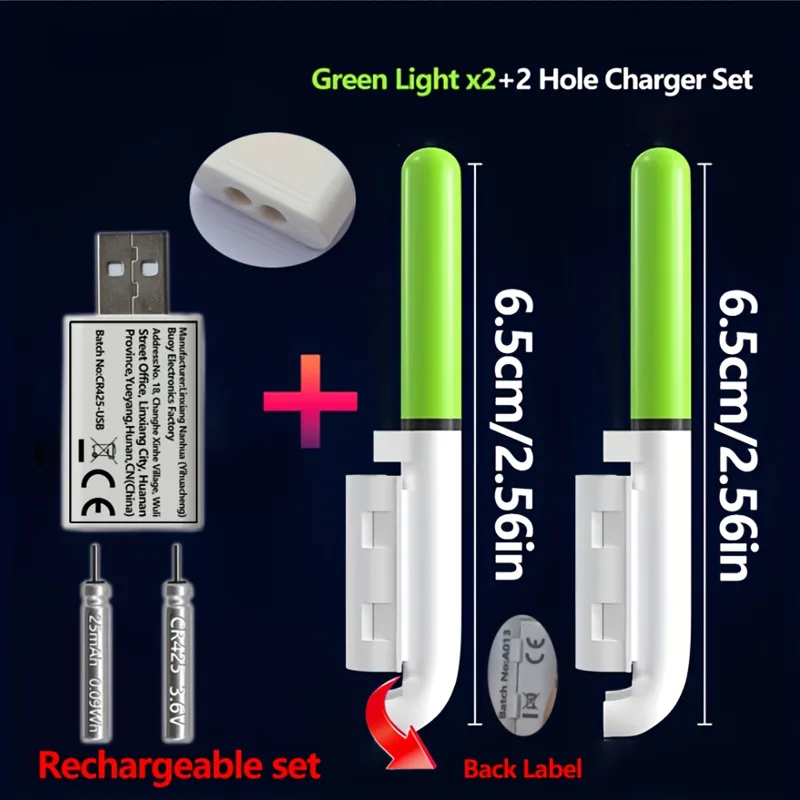 Fish Finder Charger - Set Pancing 5 Buah (2 Lampu