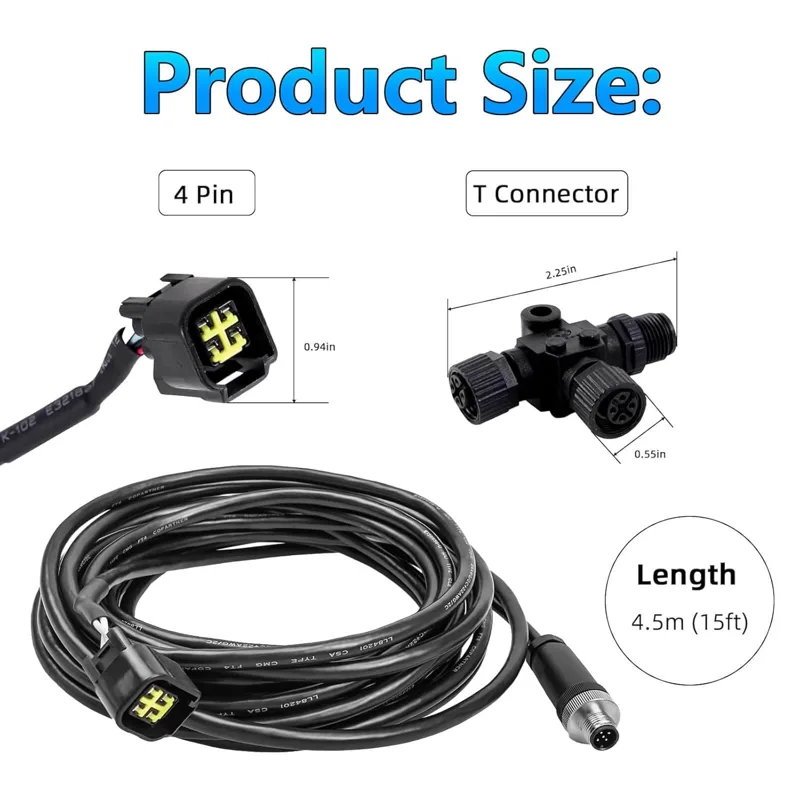 Fish Finder Cable - Kabel Antarmuka Mesin Koneksi NMEA2000 dengan