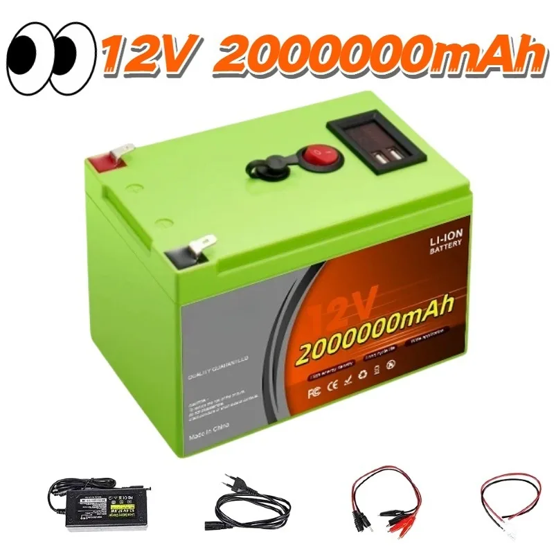 Fish Finder Charger - Baterai Lithium Isi Ulang LiFePO4 12V