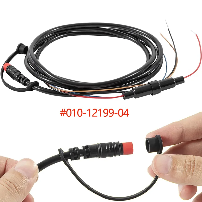 Fish Finder Cable - Adaptor Penghubung Kabel Daya 4-Pin Marine