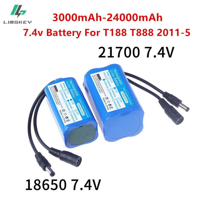 Fish Finder Charger - Baterai 7.4V 3000mah/6000mah/9000mah/12000mah untuk mainan Remote