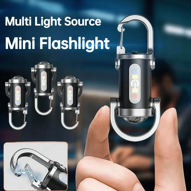 Fishing Light - Lampu Gantungan Kunci Portabel Senter Mini