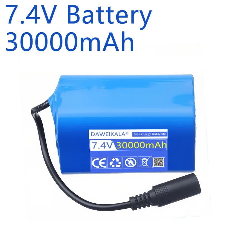 Fish Finder Charger - Baterai 7.4V 30000MAh dengan Pengisi Daya