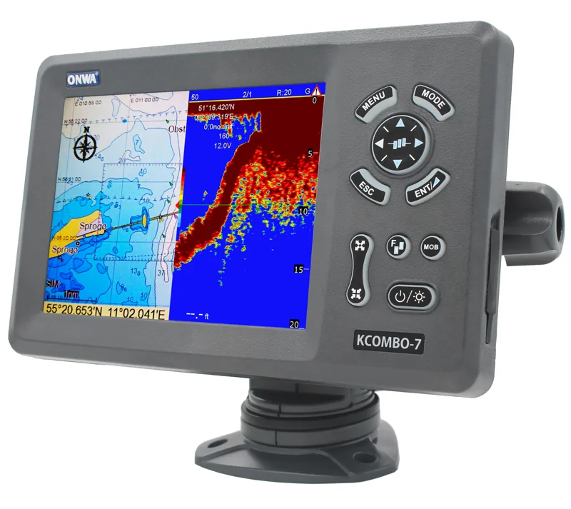 Fish Finder Gps - ONWA KCombo-7 7 inci Marine GPS