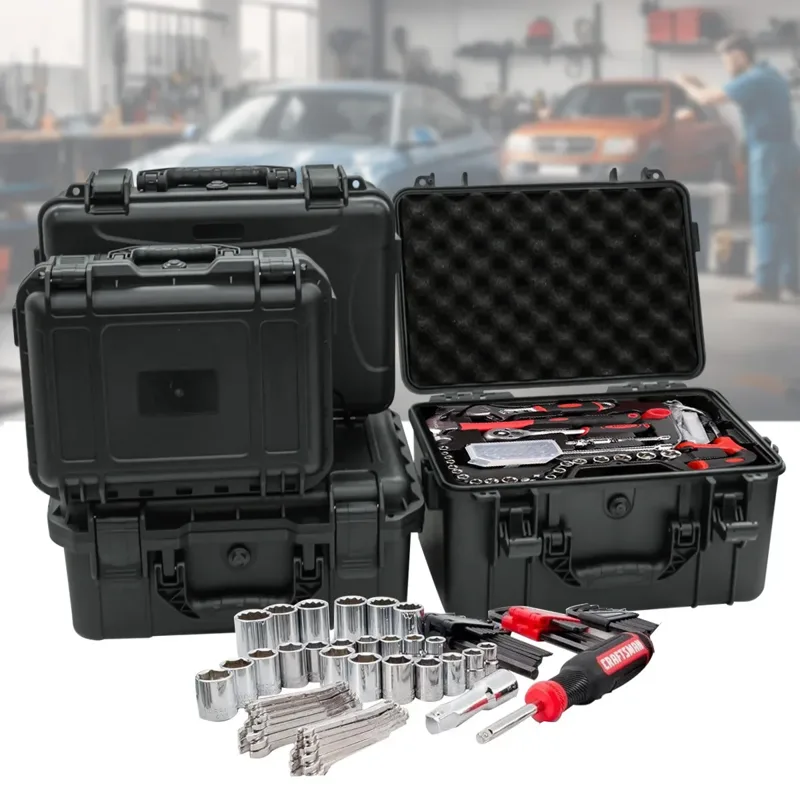 Fish Finder Case - 1 kotak peralatan portabel dengan sisipan