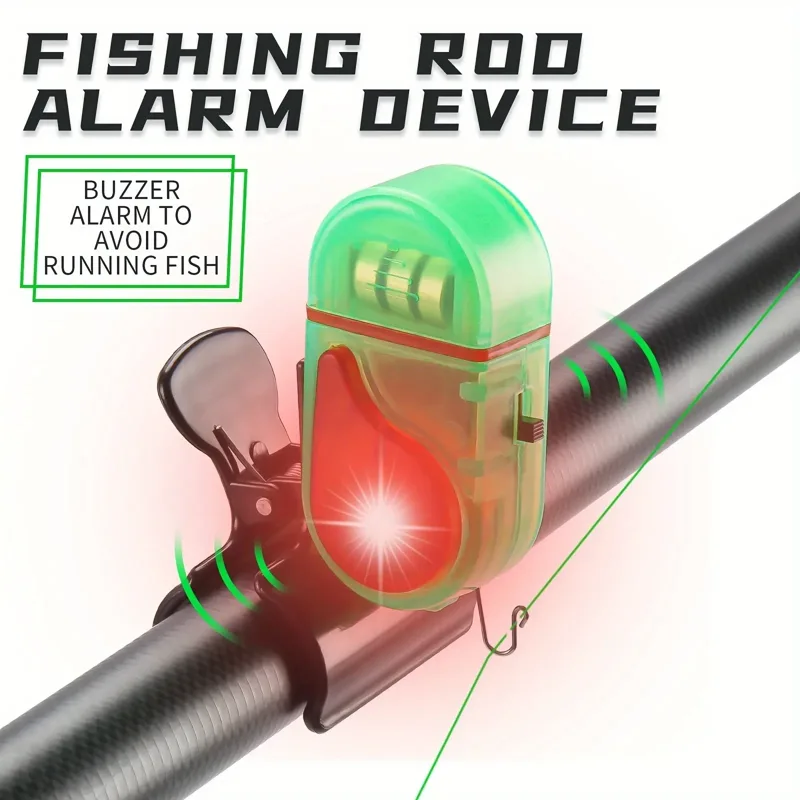 Fish Alarm - 2 Buah Alarm Gigitan Ikan LED,