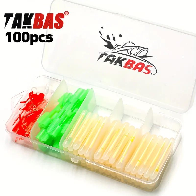 Bite Alarm - 100 Buah Set Tongkat Cahaya Pancing,