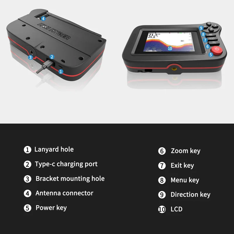 Pencari ikan cerdas-pencari ik - Fish Finder Portable ulasan dan harga