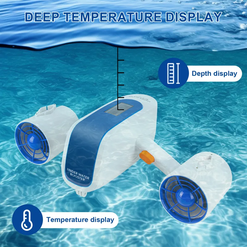 Skuter Laut Listrik Kecepatan  - Underwater Camera ulasan dan harga