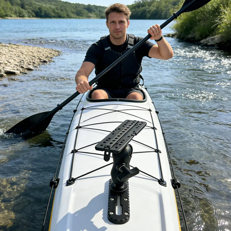 Dudukan Kayak dengan Sekrup 4  - Fish Finder Mount ulasan dan harga