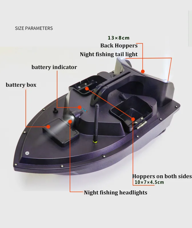 GPS RC Umpan Perahu Pencari Ik - Fish Finder Gps ulasan dan harga