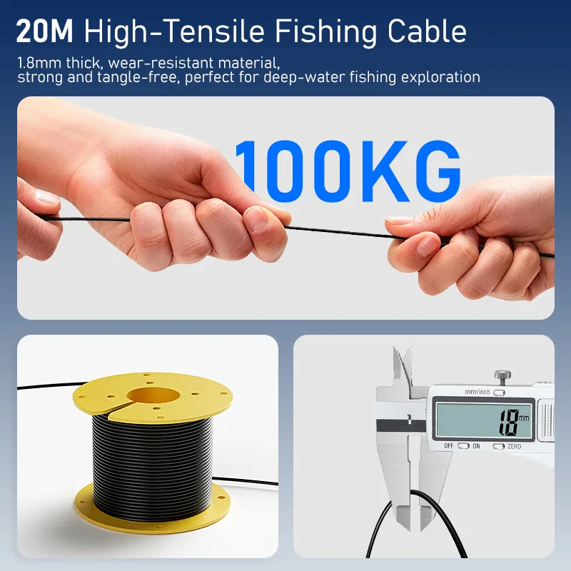 Pencari Ikan Portabel LCD 4,3' - Fishing Depth Finder ulasan dan harga