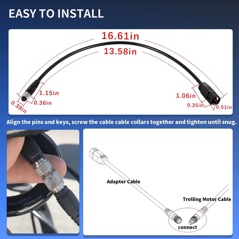 Kabel Adaptor Transduser Sonar - Fish Finder Cable ulasan dan harga