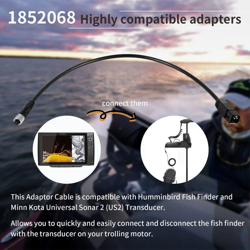 Kabel Adaptor Transduser Sonar - Fish Finder Cable ulasan dan harga