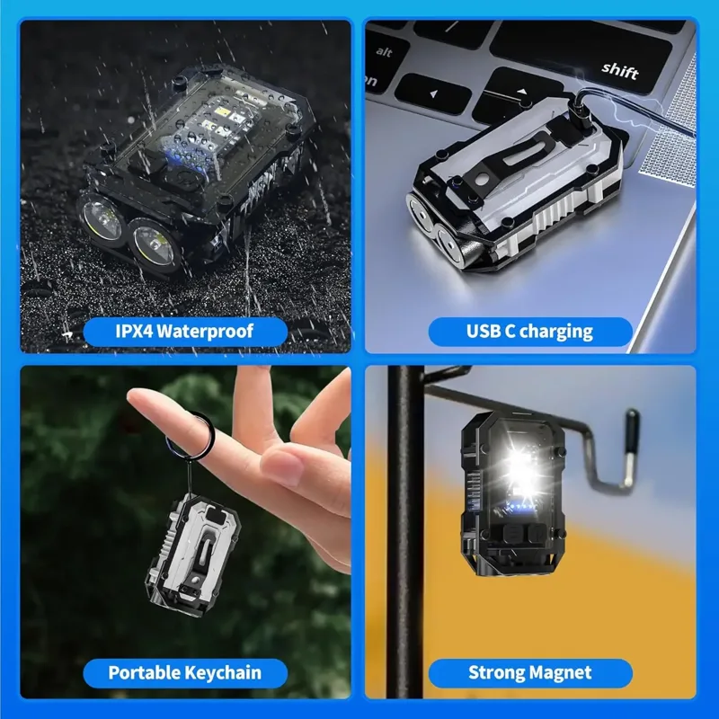 Senter Clip-On Senter Gantunga - Fishing Light ulasan dan harga