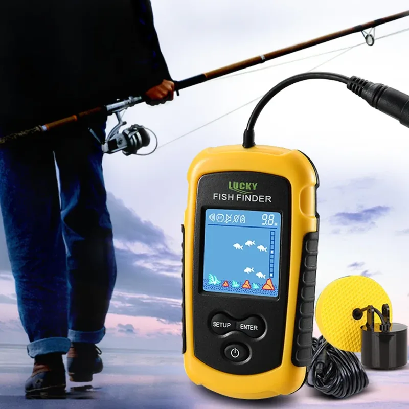 Penemu ikan berkabel portabel  - Fish Finder Portable ulasan dan harga