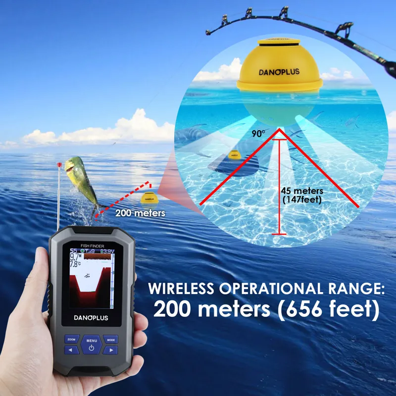 Pencari Ikan Sensor Sonar Nirk - Fish Finder ulasan dan harga