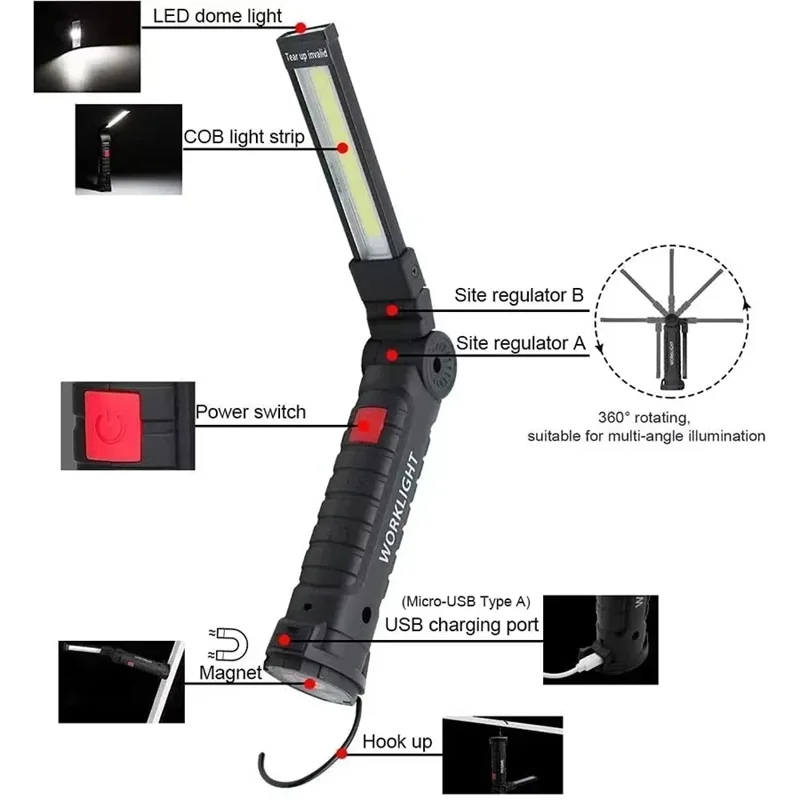 Lampu Kerja Magnetik Isi Ulang - Fishing Light ulasan dan harga