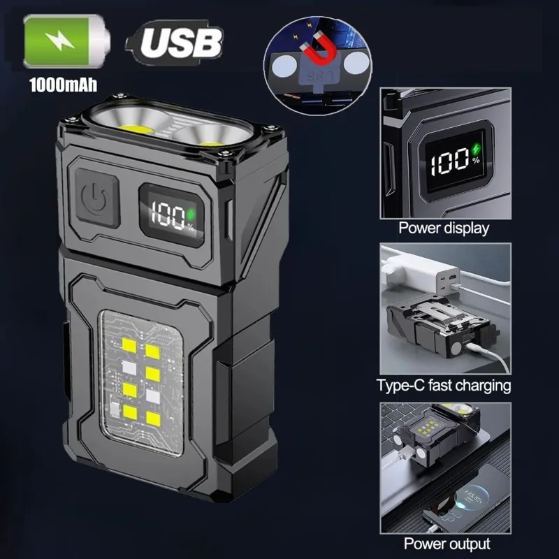 180 °   Senter LED Putar USB I - Fishing Light ulasan dan harga