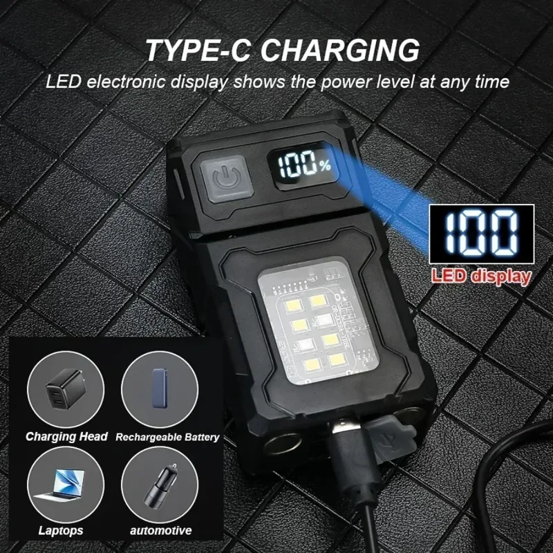 180 °   Senter LED Putar USB I - Fishing Light ulasan dan harga