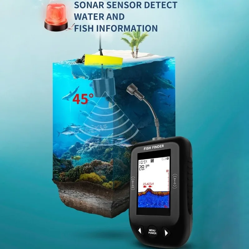 Pencari Ikan 45 Derajat XF03 L - Fish Finder Portable ulasan dan harga
