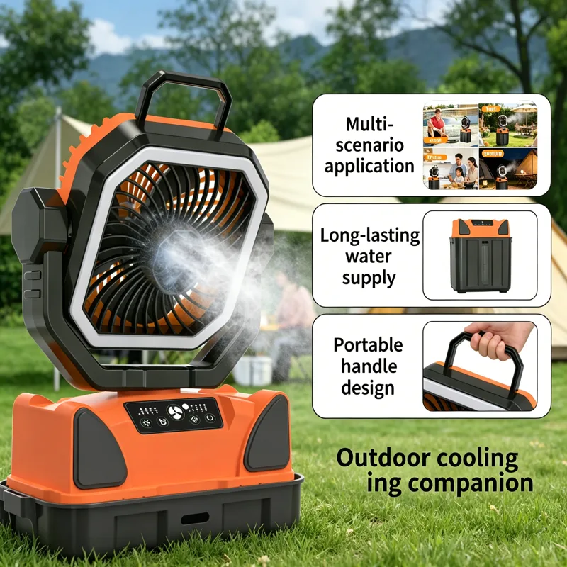 Kipas Semprot Camping 30000mAh - Fish Finder Battery ulasan dan harga
