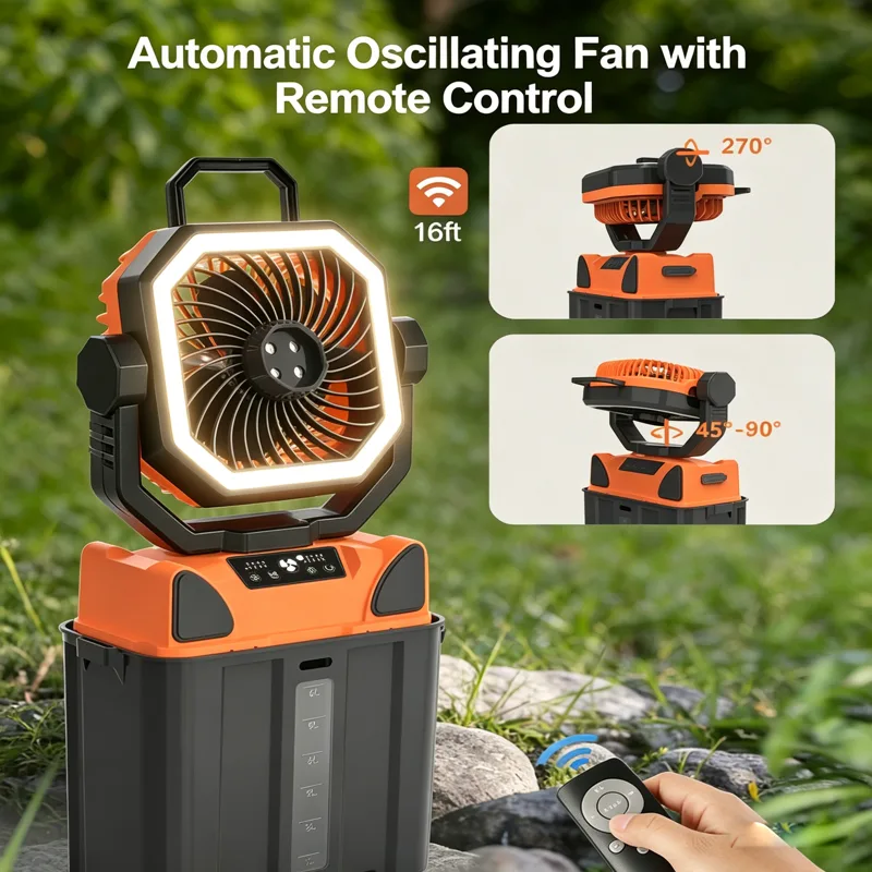 Kipas Semprot Camping 30000mAh - Fish Finder Battery ulasan dan harga
