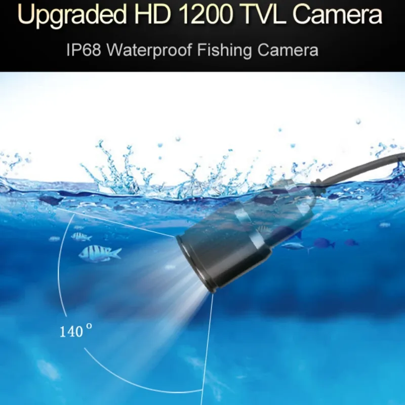 Kamera sumur bawah air layar 7 - Fishing Camera ulasan dan harga