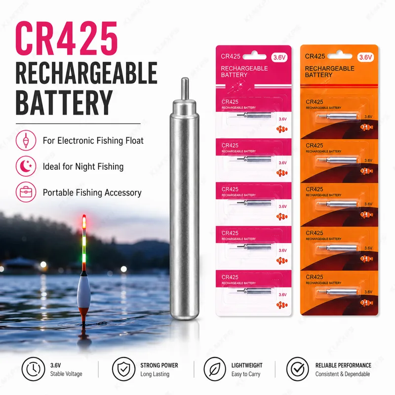 Baterai Isi Ulang CR425 untuk  - Fish Finder Charger ulasan dan harga
