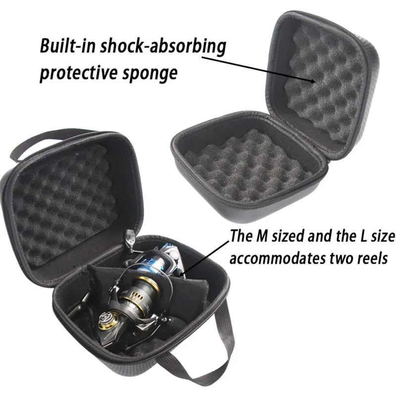 JSFUN Tas Reel Pancing S/M/L P - Fish Finder Case ulasan dan harga