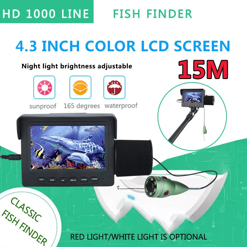 Kamera Pancing Bawah Air 15M 1 - Fish Finder Cable ulasan dan harga