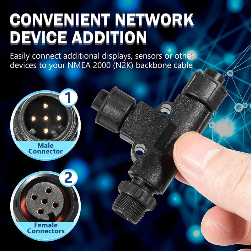 Untuk NMEA 2000 Micro-C T-Conn - Fish Finder Cable ulasan dan harga