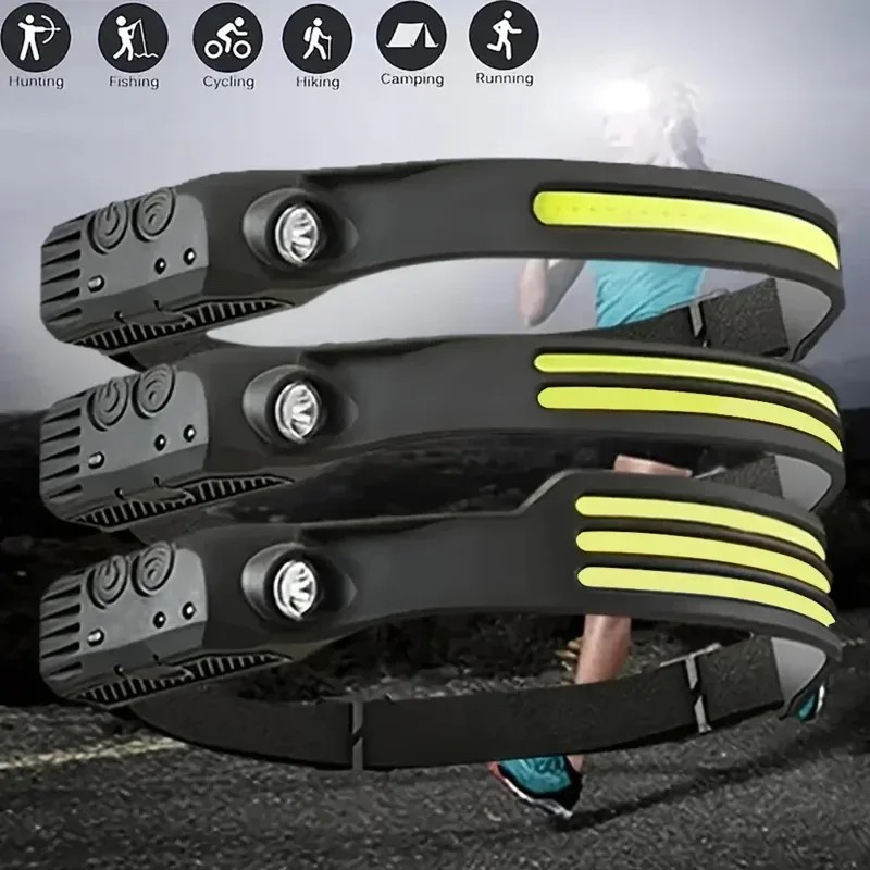 Lampu Kepala Sensor LED dengan - Fish Finder Battery ulasan dan harga