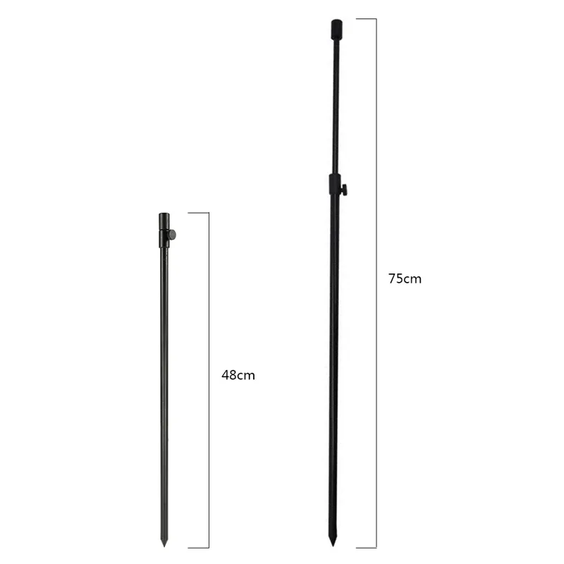 48-75cm stik pancing logam cam - Bite Alarm ulasan dan harga
