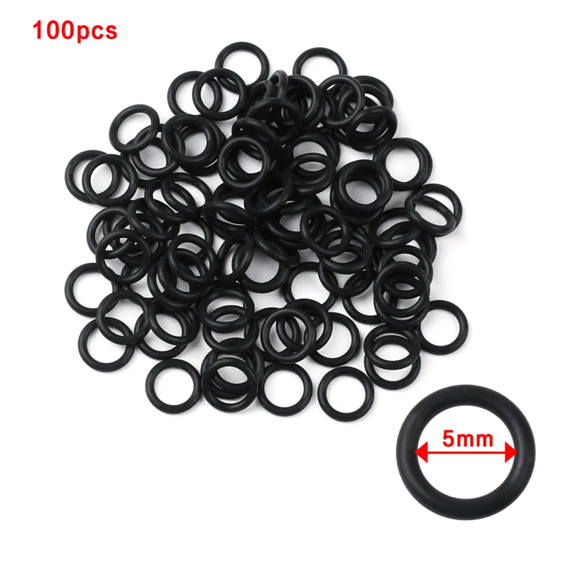 100 Pcs Hitam Karet Cincin Sea - Bite Indicator ulasan dan harga