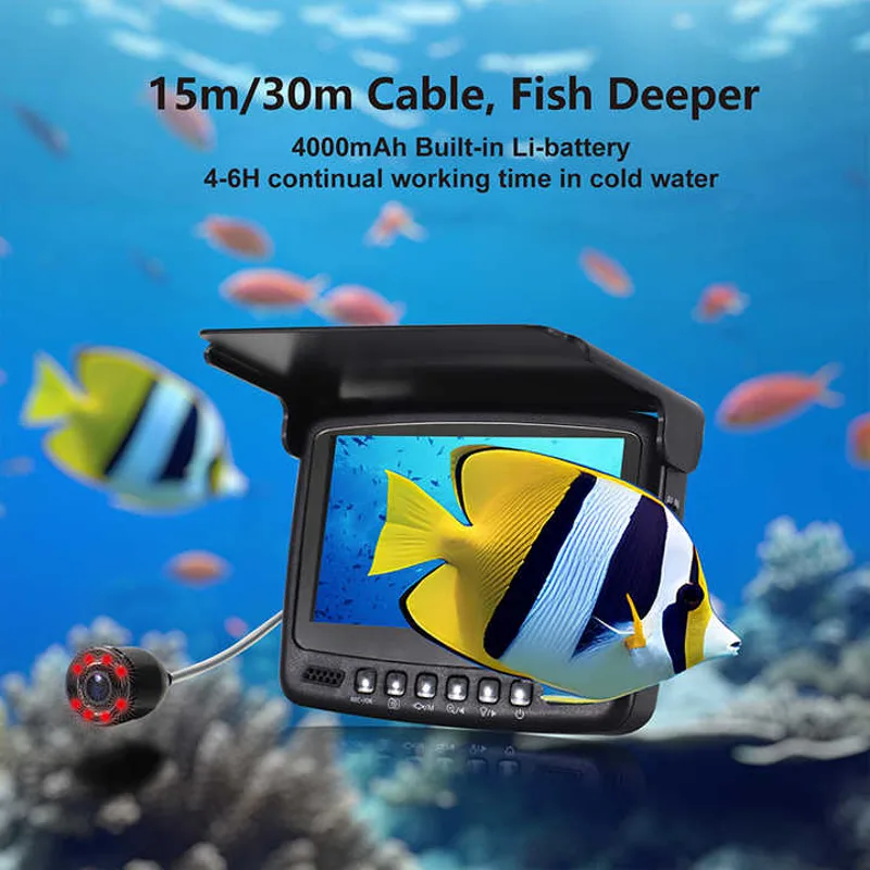 Layar 4.3 Inci Bawah Air 15/30 - Fishing Camera ulasan dan harga