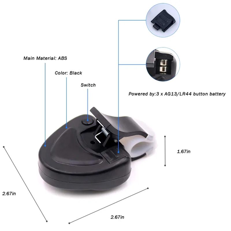 Set Klip Pancing Ikan Mas, Ind - Bite Alarm ulasan dan harga