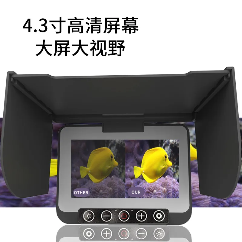 Layar IPS 4.3 Inci 1000TVL Kam - Fishing Camera ulasan dan harga