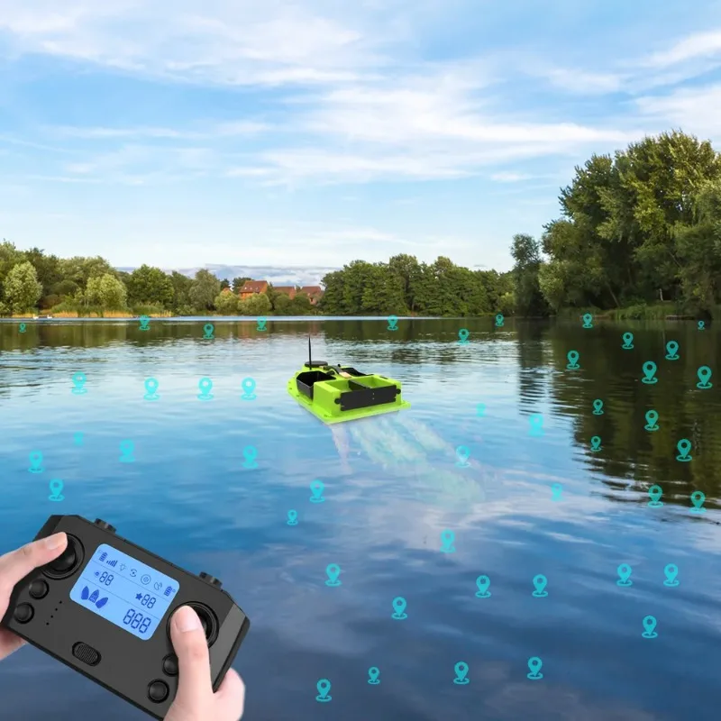 Perahu Umpan RC GPS D19 600M 4 - Fishing Gps ulasan dan harga