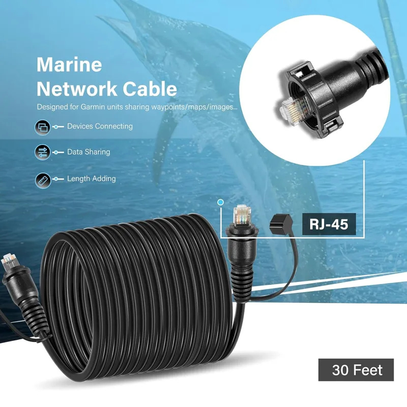 Kabel Jaringan Laut 30 Kaki un - Fish Finder Cable ulasan dan harga