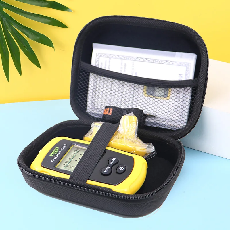 Tas penyimpanan pencari ikan E - Fish Finder Portable ulasan dan harga