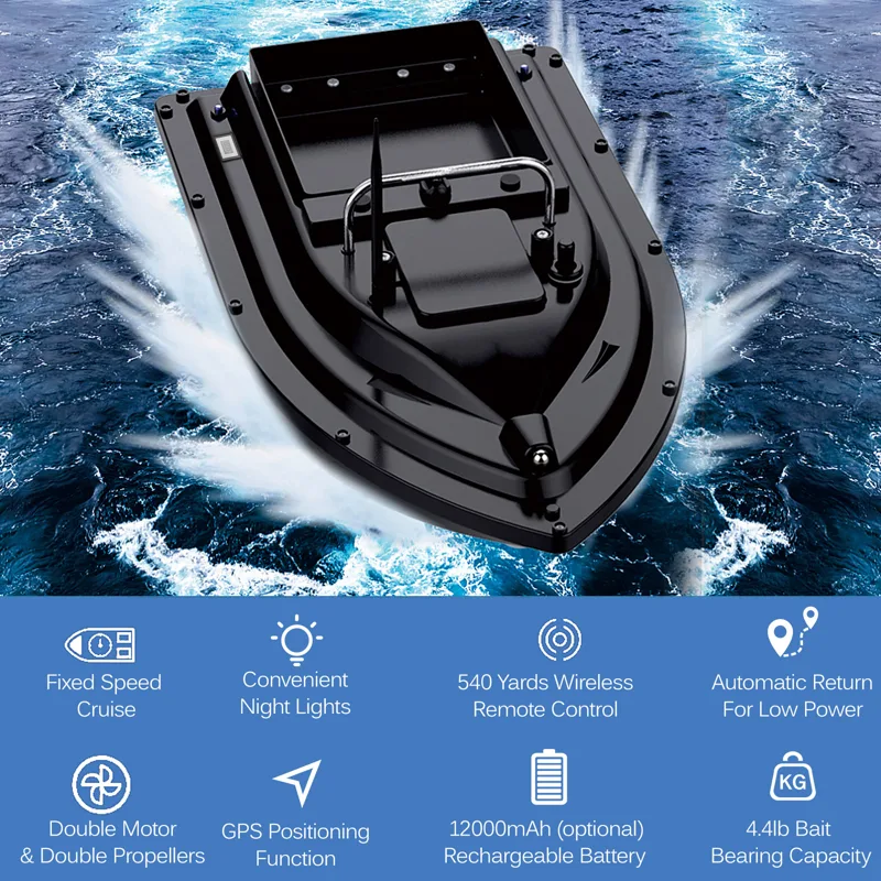 D16E kapal umpan pancing GPS,  - Fishing Gps ulasan dan harga